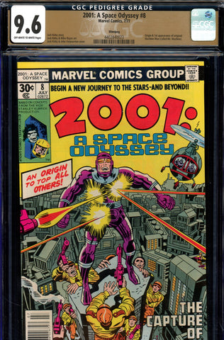 2001: A Space Odyssey #08 CGC graded 9.6 - origin/1st app. of Machine Man PEDIGREE - SOLD!