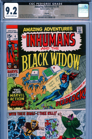 Amazing Adventures #4 CGC graded 9.2 Mandarin cover/story PEDIGREE