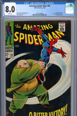 Amazing Spider-Man #060 CGC graded 8.0 Kingpin cover and story