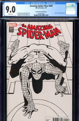 Amazing Spider-Man #800 CGC 9.0 VARIANT COVER (1:1,000 ratio) - SOLD!