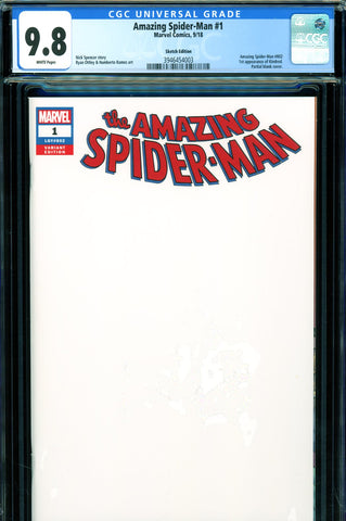Amazing Spider-Man #802 (#1) CGC 9.8 first appearance of Kindred - Ottley cover/art