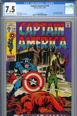 Captain America #119 CGC graded 7.5 third appearance of the Falcon