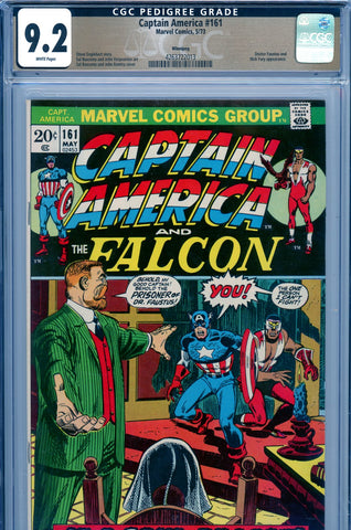 Captain America #161 CGC graded 9.2 Nick Fury appearance PEDIGREE