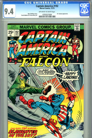 Captain America #192 CGC graded 9.4 first appearance of Dr. Karla Sofen (Moonstone)