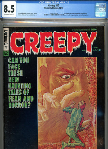 Creepy #12 CGC graded 8.5 - Morrow cover - Ditko, Orlando, Torres & Stallman art