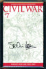 Civil War #7 CGC 9.8 - SKETCH COVER - SIGNED by 3 artists HIGHEST GRADED