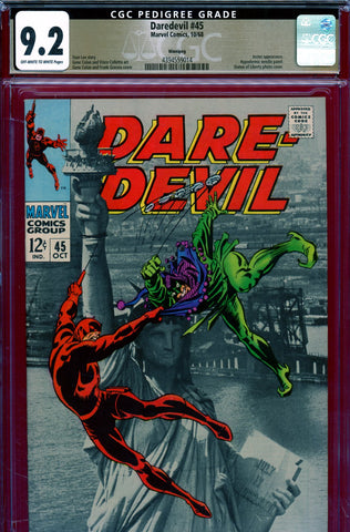 Daredevil #045 CGC graded 9.2 - Jester cover and story PEDIGREE - SOLD!