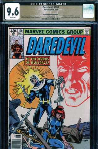 Daredevil #160 CGC graded 9.6 - Miller cover/story/art {PEDIGREE} Newsstand Edition - SOLD!