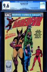 Daredevil #196 CGC graded 9.6 - first Wolverine/Daredevil meeting