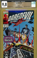 Daredevil #292 CGC graded 9.8 PEDIGREE - Punisher cover/story