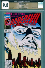 Daredevil #299 CGC graded 9.8 {PEDIGREE} HIGHEST GRADED