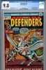 Defenders #4 CGC graded 9.0 - first appearance of Valkyrie