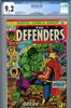 Defenders #10 CGC graded 9.2 - classic Hulk vs. Thor cover