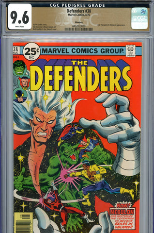 Defenders #38 CGC graded 9.6 - Eel, Porcupine, Nebulon PEDIGREE- SOLD!
