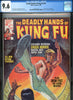 Deadly Hands of Kung Fu #20 CGC graded 9.6 - Chuck Norris cover, photos and interviews