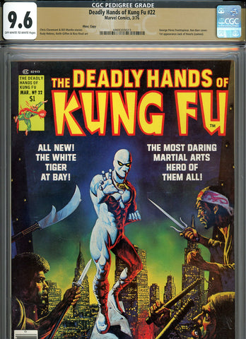 Deadly Hands of Kung Fu #22 CGC graded 9.6 - first app. of Jack of Hearts PEDIGREE
