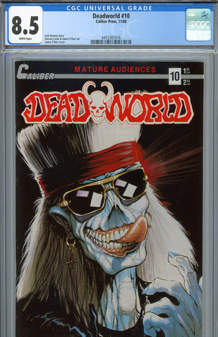 Deadworld #10 CGC graded 8.5 - full page "The Crow" #1 back cover ad - SOLD!