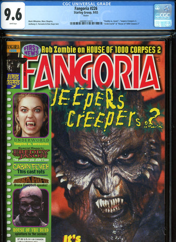 Fangoria #226 CGC graded 9.6 - ONLY CERTIFIED COPY - SOLD!