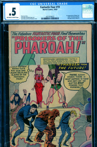 Fantastic Four #19 CGC graded 0.5 - first appearance of Rama-Tut