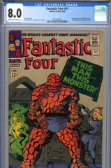 Fantastic Four #051 CGC graded 8.0 - classic cover - 1st Negative Zone
