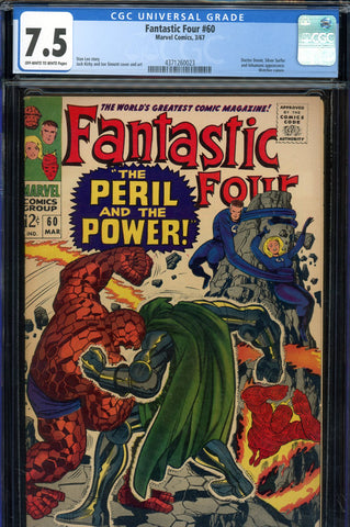 Fantastic Four #060 CGC graded 7.5 - Doctor Doom cover and story