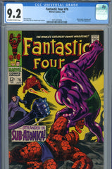 Fantastic Four #076 CGC graded 9.2 - Silver Surfer, Galactus, Pscho-Man