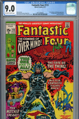 Fantastic Four #113 CGC graded 9.0 - first Overmind appearance