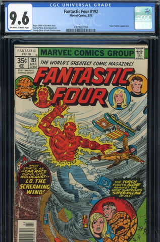 Fantastic Four #192 CGC graded 9.6 second appearance of Texas Twister