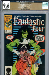 Fantastic Four #275 CGC graded 9.6 John Byrne c/s/a  PEDIGREE