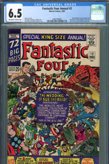 Fantastic Four Annual #03 CGC graded 6.5 - Reed and Sue wed