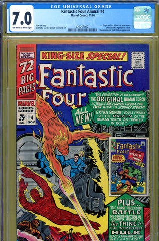 Fantastic Four Annual #04 CGC graded 7.0 - first Quasimodo - SOLD!