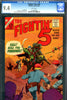 Fightin' Five #34 CGC graded 9.4 SINGLE HIGHEST GRADED Mastroserio cover