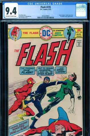 Flash #235 CGC graded 9.4 - Green Lantern, G.A. Flash and Vandal Savage appearance