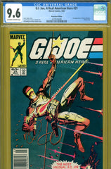G.I. Joe, A Real American Hero #21 CGC graded 9.6 - first Storm Shadow  NEWSSTAND ED.