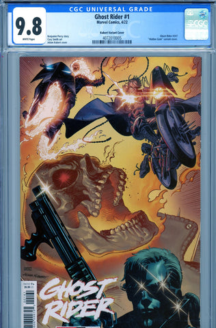 Ghost Rider #1 (2022) CGC graded 9.8 - KUBERT VARIANT 1:100 ratio HIGHEST GRADED - SOLD!