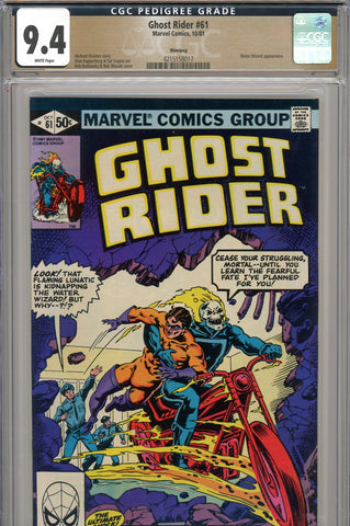 Ghost Rider #61 CGC graded 9.4 PEDIGREE - third highest graded - SOLD!