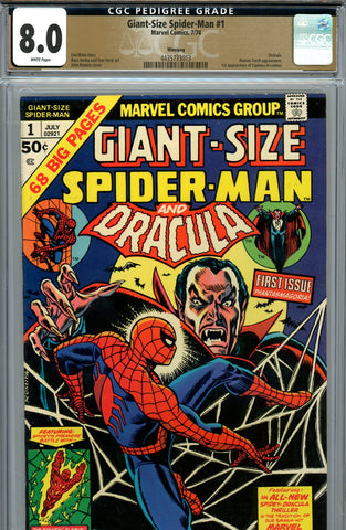 Giant-Size Spider-Man #1 CGC graded 8.0 - first appearance of Equinox PEDIGREE - SOLD!