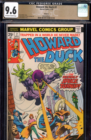 Howard the Duck #02 CGC graded 9.6 Brunner cover/story PEDIGREE - SOLD!