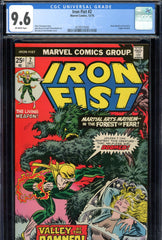 Iron Fist #02 CGC graded 9.6 - more details of origin revealed