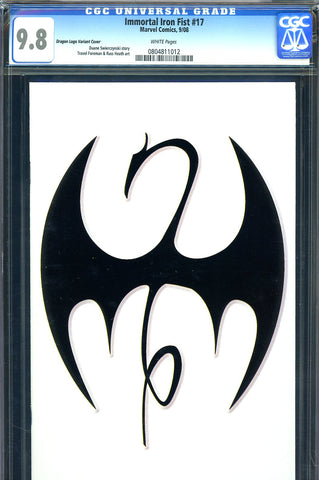 Immortal Iron Fist #17 CGC graded 9.8 first appearance of the Chi'i-Lin VARIANT COVER