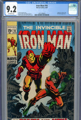 Iron Man #016 CGC graded 9.2 - Nick Fury/Unicorn/Red Ghost appearance