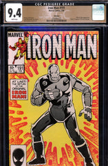 Iron Man #191 CGC graded 9.4 - T.o.S. #39 cover homage  PEDIGREE
