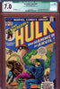 Incredible Hulk #182 CGC graded 7.0 Wolverine cameo - SOLD!