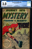 Journey Into Mystery #86 CGC graded 3.0 1st appearance of Zarrko - SOLD!