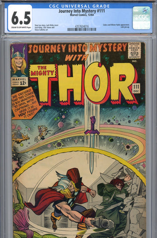 Journey Into Mystery #111 CGC graded 6.5 Rainbow Bridge cover - SOLD!