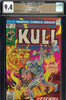 Kull the Destroyer #19 CGC graded 9.4 skeleton cover - origin of Shemenon PEDIGREE