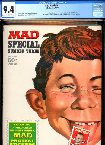 Mad Special #3 CGC graded 9.4 - "The Man From U.N.C.L.E." paraody