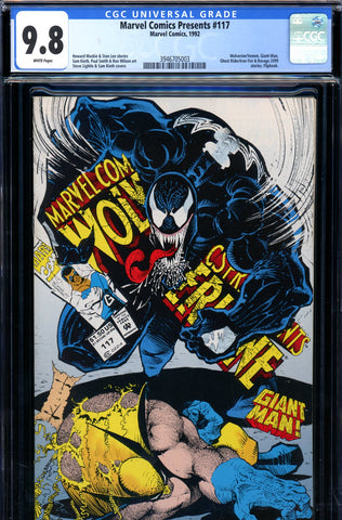 Marvel Comics Presents #117 CGC 9.8 - first Wolverine & Venom meeting NEWSSTAND - SOLD!