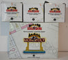 Dept 56 MONOPOLY - EIGHT BUILDING SET w/lighted sign and 3 adapters - ALL BOXED