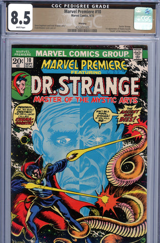 Marvel Premiere #10 CGC graded 8.5 - first Shuma-Gorath PEDIGREE - SOLD!